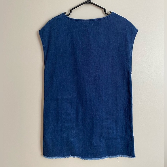 Aritzia Wilfred Free Nori Denim Dress Size XXS - Picture 8 of 12